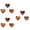 9Pièces Charms Studs Pour Bracelet Silicone Montre Style 8
