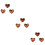 9Pièces Charms Studs Pour Bracelet Silicone Montre Style 10