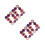 4St Crystal Clips Bruidsdecoratie Multikleur 8
