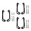 3Sets Motorfiets Handvat Handguard Scooter Atv 8
