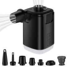 Portable Air Pump for Inflatables:Build in 4000MAh Battery Rechargeable, 2 Inflation Mode Stronger/Normal