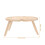 3Pièces Table En Bois Pliante Khaki, Portable Pour Camping 2