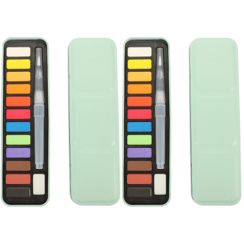 Solid Pigment Vert Kit Peinture DIY Pour Enfants 1