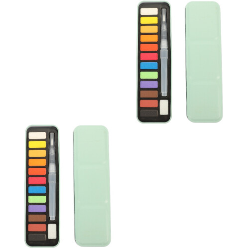 Solid Pigment Vert Kit Peinture DIY Pour Enfants 2