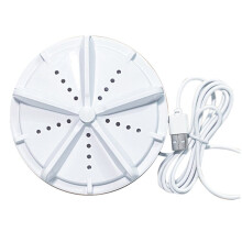 Portable Washing Machine Ultrasonic Turbine Washing Machine with Suction Cups for Home Travel RV Apartment
