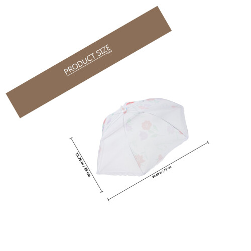2Pièces Alimentaire Anti-Mouches Design Dentelle 1