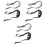 6Pièces Mentonnière Casque Polyvalente 5