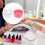 2Pièces Bols En PP Multicolores Mains Et Ongles 10
