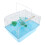 2Pièces Cage De Voyage Portable Avec Abreuvoir 3
