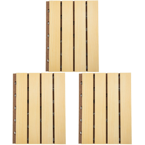 3Pièces Panneaux Absorption Bois Antibruit 2