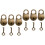 6Pièces Mini Cadenas Clé Pour Loisir Collection 4