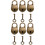 6Pièces Mini Cadenas Clé Pour Loisir Collection 5