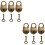 6Pièces Mini Cadenas Clé Pour Loisir Collection 6