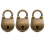 6Pièces Mini Cadenas Clé Pour Loisir Collection 9