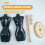 4Pièces Support Vêtements Mannequin ABS Décor 5