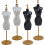 4Pièces Support Vêtements Mannequin ABS Décor 11