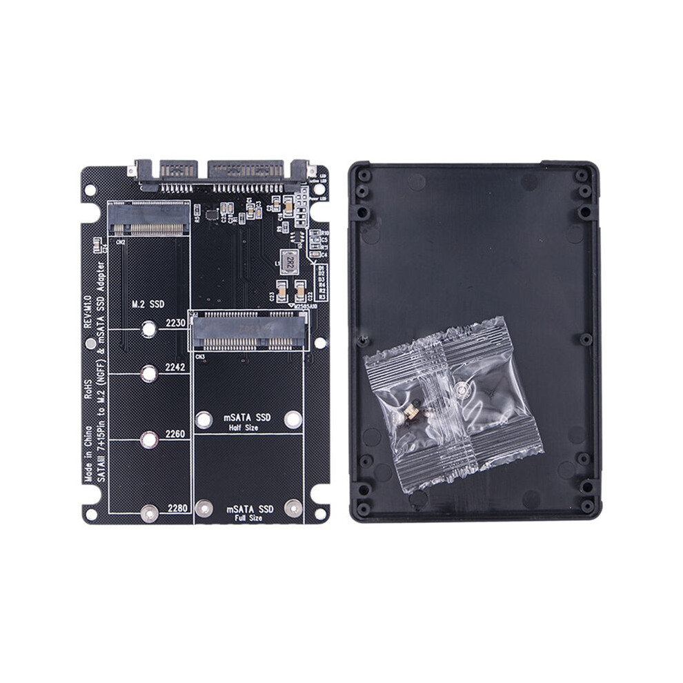 2 In 1 M.2 Ngff Ssd To 3.0 Adapter Converter Case Enclosure 6Gbps Ssd Case Support 2230 2242 2260 2280 Ssd 6133606721155