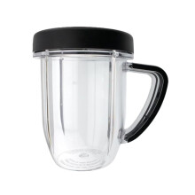 Bocal de Remplacement de 30 Onces avec Poignée et Anneau à Lèvres pour Nutribullet RX 1700W NB-301, N17-1001, NBM-U0272