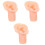 3Pièces Modèles D'oreilles En Silicone Roses Pour Affichage Perçage 4