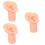 3Pièces Modèles D'oreilles En Silicone Roses Pour Affichage Perçage 8