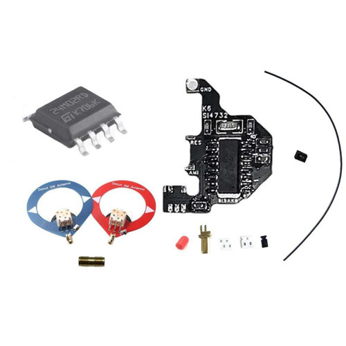 Module de Modification à Ondes Courtes SI4732 + Antenne 2xDonut + Puce D'Extension 2M pour Solution à Double Antenne Quansheng UVK5/UVK6 1