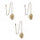 3Pièces Pendentif Photo Design Raffiné Usage Décoratif 7
