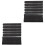 12Pièces Protège Noir Simple Durable Anti-Dommage 3