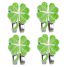 Clip para Sombrero de , Cuatro Hojas con Clip Magnético Desmontable para Sombrero, Marca de Bola de Regalo
