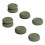 6pcs Thumb Stick Grip Caps Non-Slip Handle Rocker Button Cap for  One Game Controller Accessories Army Green 1