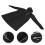 2Pièces Adulte Noir Poncho Portable 11