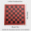 33CM Leather Chessboard Unique Design Portable Board Game Accessory Metal Corner Guards Green 6