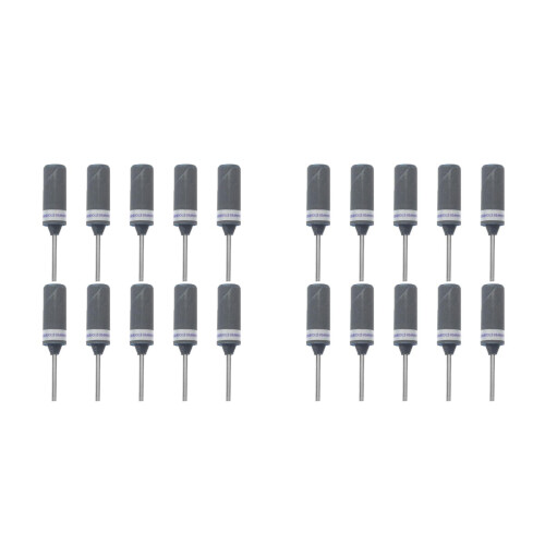20Pièces Accessoires Ponçage Bâtons Abrasifs Couleur Gris 1