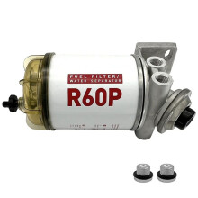 Reemplazo del Separador de Agua y Combustible Marino R60P del Filtro de Combustible para Accesorios de Barcos de Motor Fueraborda Marinos
