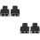 4St 1- -2 Ethernet Splitter Zwarte Plastic Connector Voor Thuis 7