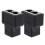 4St 1- -2 Ethernet Splitter Zwarte Plastic Connector Voor Thuis 9