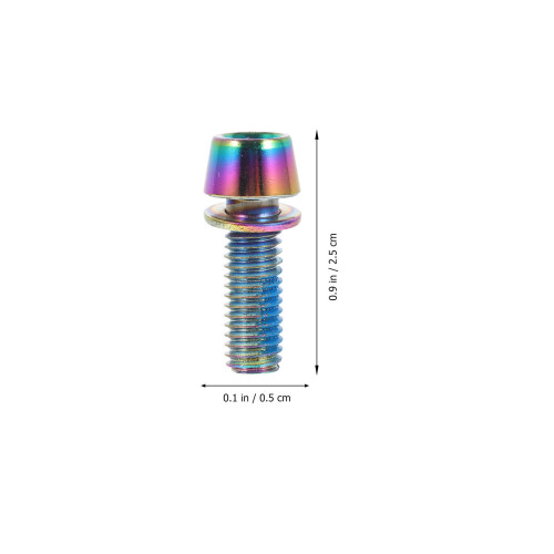 6Pièces Vis Rotor Titane Polyvalentes Multicolores 1