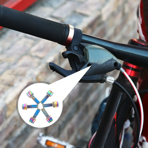 6Pièces Vis Rotor Titane Polyvalentes Multicolores 2