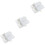 3St Witte Kant Handschoenen Kort Vingermodel 5