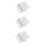 3St Witte Kant Handschoenen Kort Vingermodel 8