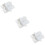 3St Witte Kant Handschoenen Kort Vingermodel 9