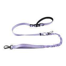 Laisse Antidéflagrante pour Chien de Compagnie Laisse pour Animaux de Compagnie Taille Bandoulière Mains Libres Laisse pour Chien Violet