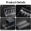 CD Storage Holder Desktop Stand, Acrylic CD Organizer Stand CD Display Rack, CD Storage Rack  to 12 Standard CD Cases 5