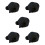5Pièces Housses De Moulinet Étanches Noir Protection Durable 9