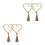 4Pièces Noueurs Rideaux Main Tressée Beige Accessoire Décor Modern 6