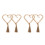 4Pièces Noueurs Rideaux Main Tressée Beige Accessoire Décor Modern 7