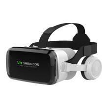 SHINECON VR Earphone Edition Smartphone Cinema 3D Glasses Virtual Reality Eye Lens Wearable Game Helmet VR Glasses  Mounted