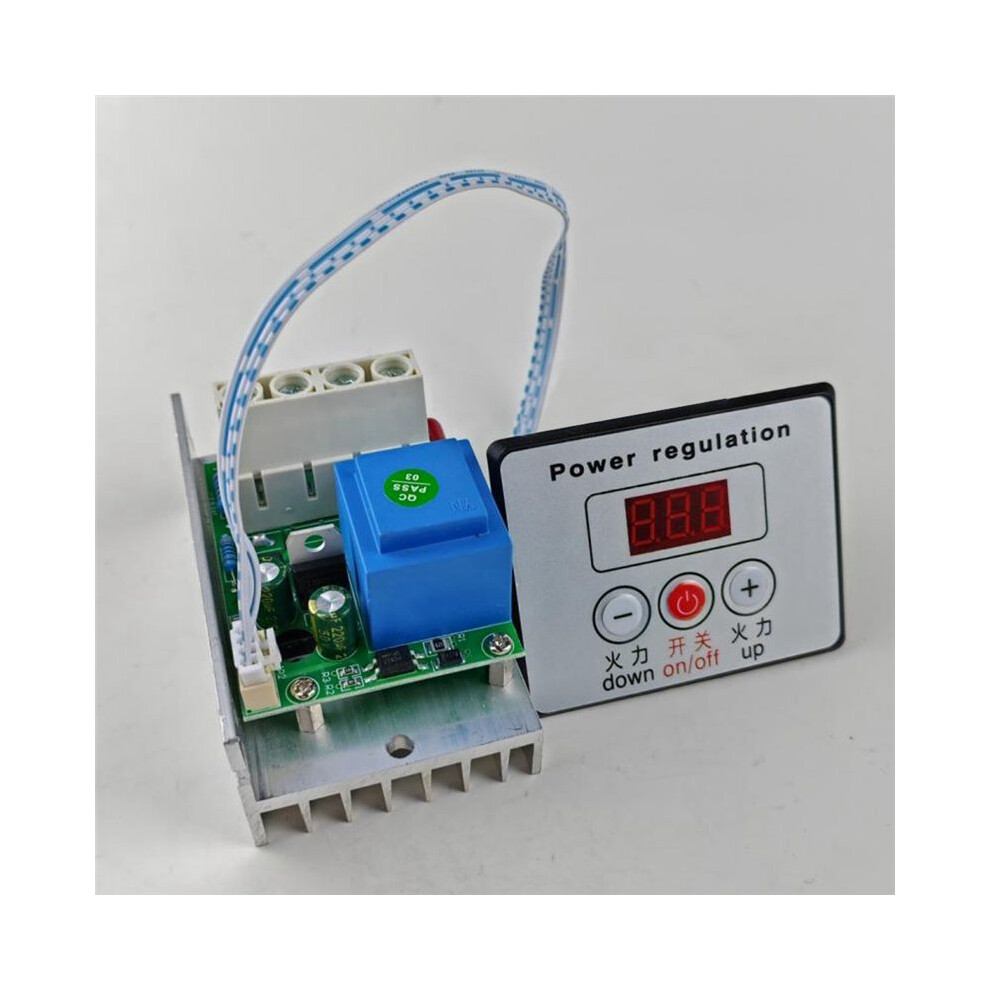 10000W Thyristor Power Regulator Scr Voltage Regulator High Power Electronic Digital Voltage Regulator Ac 220V 4713775870643