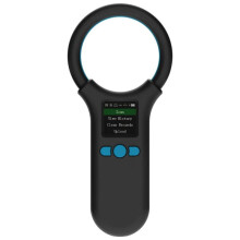 Lector RFID para Animales 134,2 Khz/125 Khz Pet FDX-B EMID Brillo de Sonido Ajustable USB Perro Gato Caballo  Escáner de Mano A
