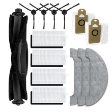 Fit for  Q6 Pro/Laresar L6 Pro Sweeper Main Side Brush Filter Dust Bag Wipes