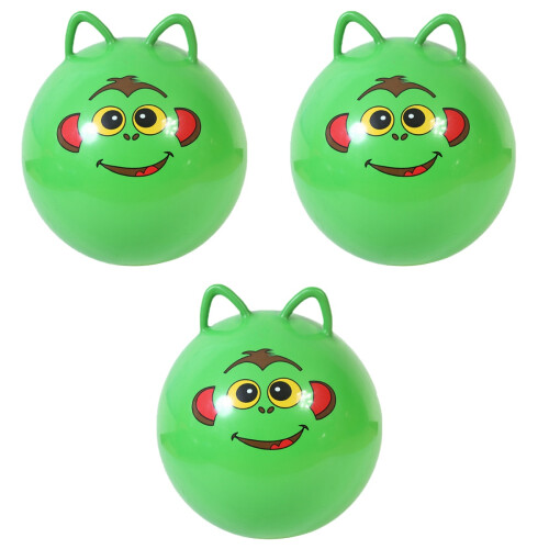 3Pièces Ballons Sautants Enfants Vert Endurance Et Équilibre 2